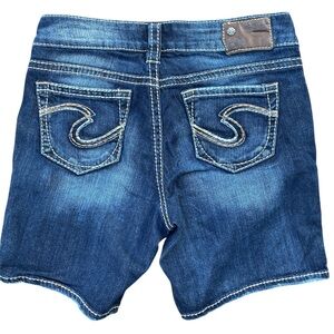 Silver blue Jean shorts size 26